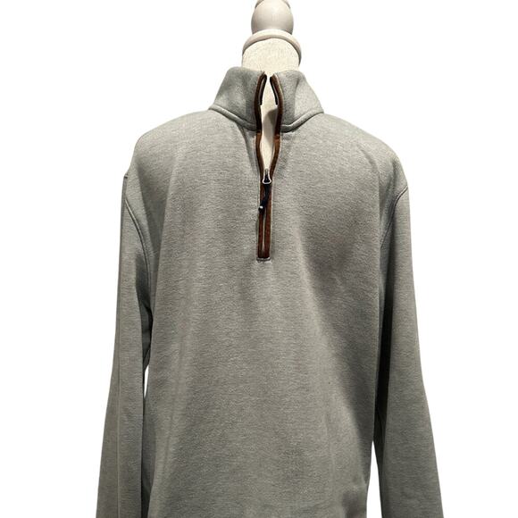 Onward Reserve Performance Light Grey Quarter-Zip Sweatshirt - Size Small - Picture 1 of 3